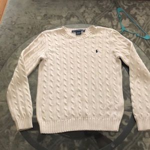 Cream Cable Knit Sweater